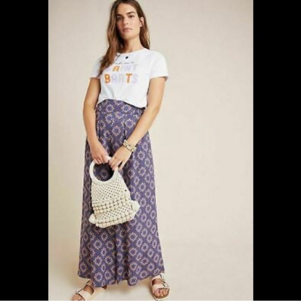 Maeve Anthropologie terrace wide leg pants